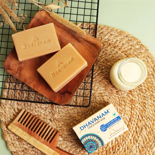 Dhavanam Gentle Hydration Soap (with Goat Milk & Coconut Oil)